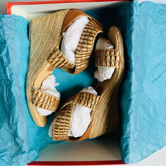 Jean-Michel Cazabat | Shoes | Jean Michel Cazabat Espadrille  Jean-Michel Cazabat Antonela Wedges, Gold/Taupe, Size 38.5